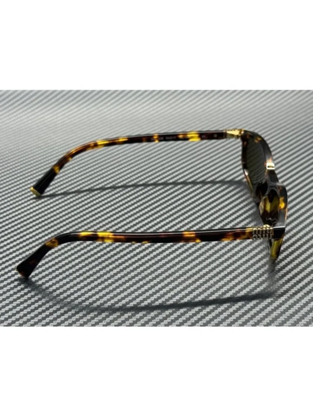 New Miu Miu Women Honey Havana Sunglasses 54-17-140